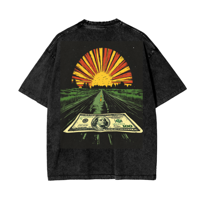 Acid Wash Oversize T-Shirt - 250 GSM