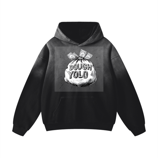 Heavyweight Pure Cotton Handcrafted Monkey Wash Drop Shoulder Oversized Hoodie